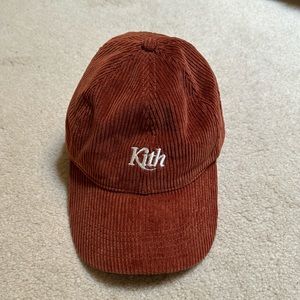 Kith corduroy brick colored adjustable hat